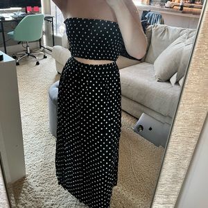 polka dot two piece